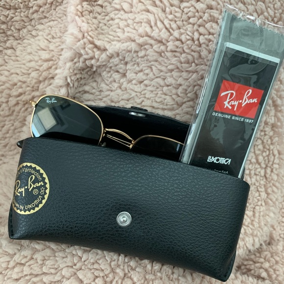 Ray-Ban Accessories - Black and Gold NWT RayBan Sunglasses